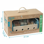 Kiokids Σετ Ξύλινη Εργαλειοθήκη Μπλε 25x14cm. 3141