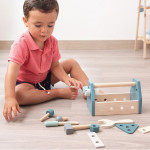 Kiokids Σετ Ξύλινη Εργαλειοθήκη Μπλε 25x14cm. 3141
