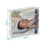 Kiokids Εργονομικο Μαξιλάρι για Μωρά 25x20cm Σιέλ 2900