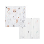 Bimbidreams Πάνα Μουσελίνα Bamboo Wonderland 120x120cm 2 τμχ. 56151501