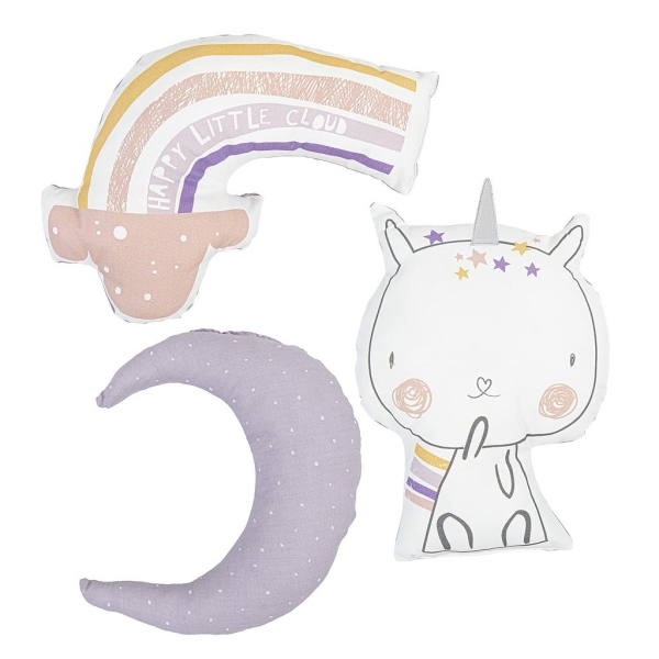 Bimbidreams Σετ 3 Μαξιλάρια Unicorns 79115621