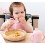 Kiokids Σετ Φαγητού Bamboo Ροζ 3486 Kiokids Σετ Φαγητού Bamboo Ροζ 3486