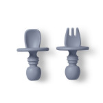 Saro Κουταλάκι Anti-Chocking Blue/Grey 17475