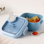 Kiokids Ταπεράκι Φαγητού Blue 750ml με Κουταλάκι 3536