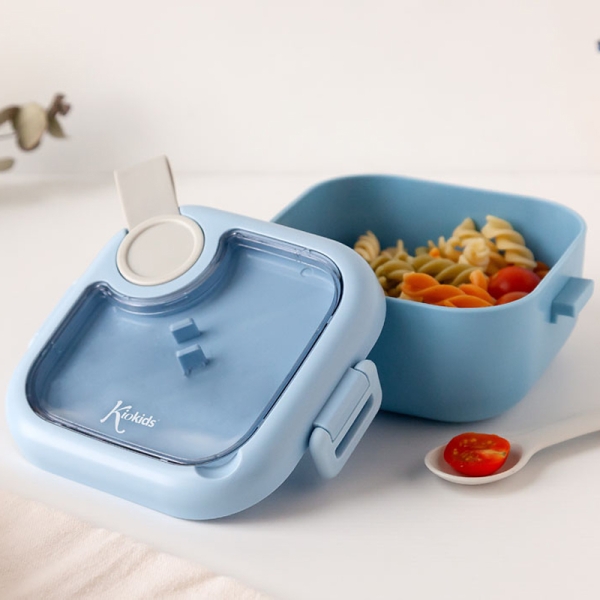 Kiokids Ταπεράκι Φαγητού Blue 750ml με Κουταλάκι 3536
