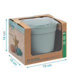 Kiokids Σετ Κουβαδάκια Παραλίας Green 5τμχ 3658