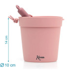 Kiokids Σετ Κουβαδάκια Παραλίας Pink 5τμχ 3659