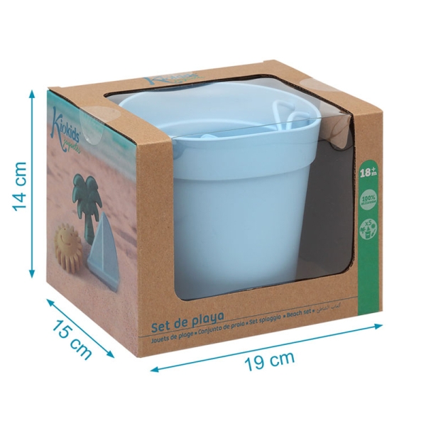 Kiokids Σετ Κουβαδάκια Παραλίας Blue 5τμχ 3660