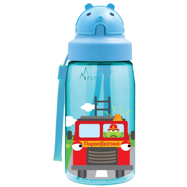 Laken Παγούρι Οχήματα Tritan 450ml - Πώμα OBY GROBY06