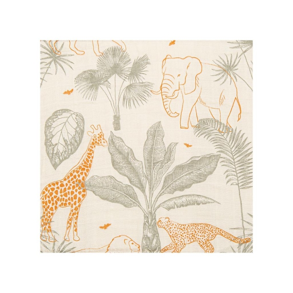 Bimbidreams Μουσελίνα Bamboo 120x120cm Masai 56452502
