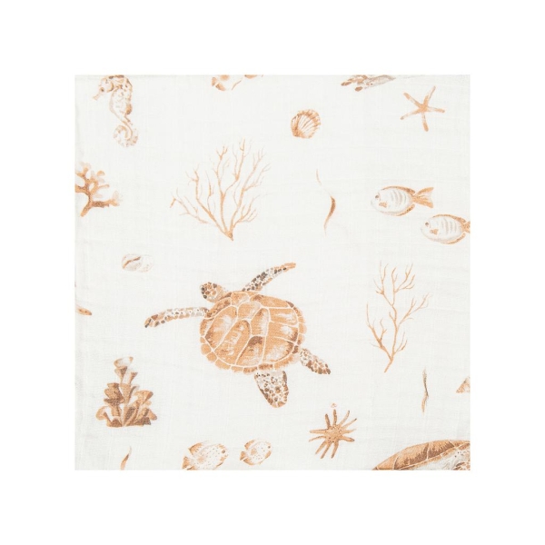Bimbidreams Μουσελίνα Bamboo 120x120cm Ocean 56452402