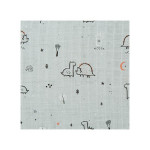 Bimbidreams Μουσελίνα Bamboo 120x120cm Jurasic 564523ME