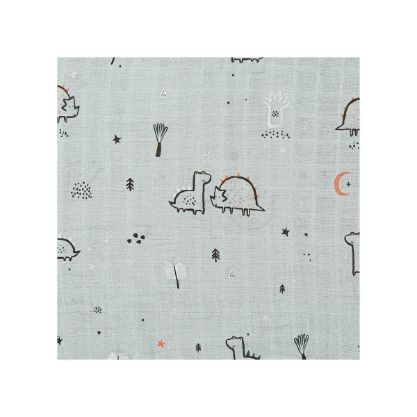 Bimbidreams Μουσελίνα Bamboo 120x120cm Jurasic 564523ME