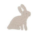 Bimbidreams Πάνα Bamboo με Νάνι Bunny Grey 120x120cm 2τμχ. 566522GB