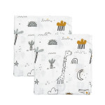Bimbidreams Μουσελίνα Bamboo 120x120cm Jungle 56438001
