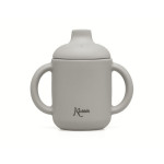 Kiokids Εκπαιδευτικό Ποτηράκι Σιλικόνης 120ml Γκρι 3786
