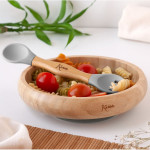 Kiokids Σετ Φαγητού Bamboo Γκρι 3825