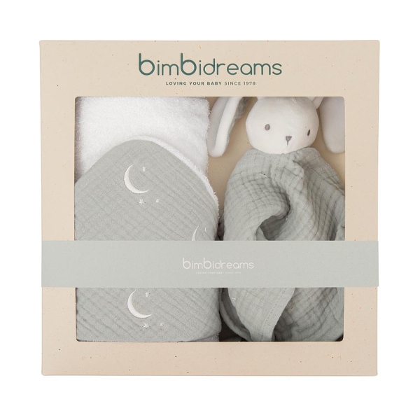 Bimbidreams Σετ Δώρου Κάπα Μπουρνούζι & Νάνι Mint 100x100cm. CR1000ME