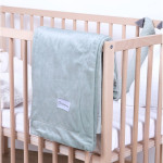Bimbidreams Κουβέρτα Microfiber Πουά Μέντα 80x110εκ. 64800056