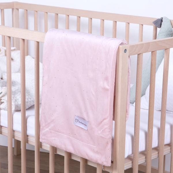 Bimbidreams Κουβέρτα Microfiber Πουά Ροζ 80x110εκ. 64800004