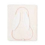 Bimbidreams Κουβέρτα Κούνιας Bunny Microline Ροζ 110x140εκ. 85900004