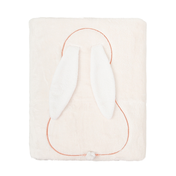 Bimbidreams Κουβέρτα Κούνιας Bunny Microline Ροζ 110x140εκ. 85900004