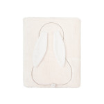 Bimbidreams Κουβέρτα Κούνιας Bunny Microline Εκρού 110x140εκ. 85900002