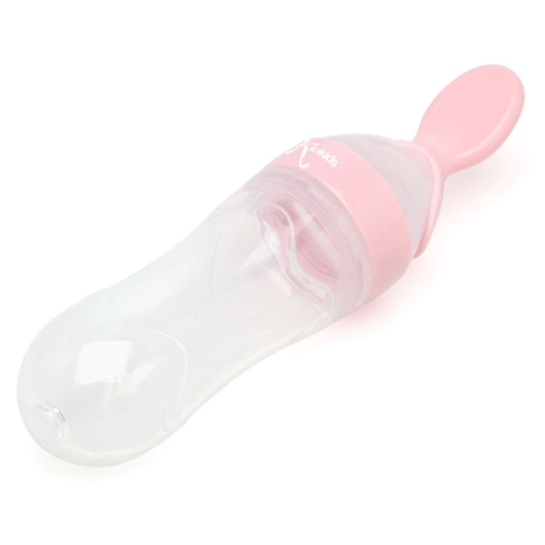 Kiokids Τροφοδότης Πολτοποιημένης Τροφής 4+Μ Ροζ 90ml 3579