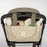 Walking Mum Οργανωτής Καροτσιού Poppy Olive Hearts 1120800328 Walking Mum Οργανωτής Καροτσιού Poppy Olive Hearts 1120800328