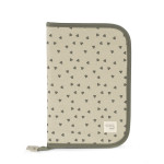 Walking Mum Θήκη Βιβλιαρίου Poppy Olive Hearts 1120800340 Walking Mum Θήκη Βιβλιαρίου Poppy Olive Hearts 1120800340