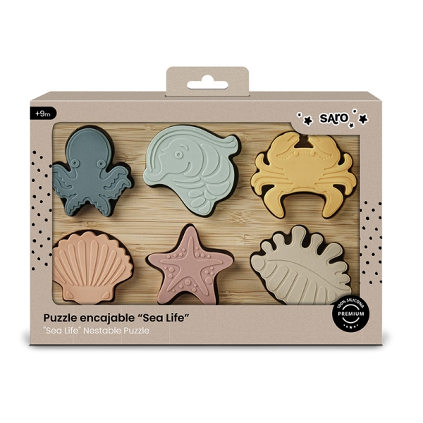 Kiokids Εκπαιδευτικό Παζλ "Sea Life" +9M 3330