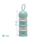Kiokids Δοσομετρητής σκόνης γάλακτος Μέντα 0+Μ 4x85ml 3762