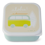 Saro Ταπεράκια Φαγητού Saro Aloha (Σετ 3τμχ) 70009