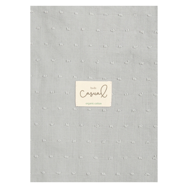 Bimbidreams Πάνα Μουσελίνα Organic Cotton Grey 120x120cm. 56000030