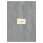 Bimbidreams Πάνα Μουσελίνα Organic Cotton Dark Grey 120x120cm. 56000040