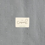 Bimbidreams Πάνα Μουσελίνα Organic Cotton Dark Grey 120x120cm. 56000040