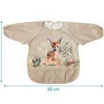 Kiokids Αδιάβροχη Σαλιάρα-Ποδιά με Μανίκια My Deer 4240