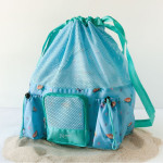 Kiokids Αδιάβροχη Τσάντα Παραλίας Σιελ Χελώνες10L 3802
