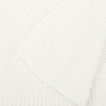 Bimbidreams Κουβέρτα Αγκαλιάς/Καροτσιού Bamboo Λευκό 75x90 εκ. 254BAM01