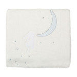 Bimbidreams Κουβέρτα Κούνιας Bunny Microline Σιέλ 110x140εκ. 85961013