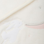 Bimbidreams Κουβέρτα Κούνιας Bunny Microline Ροζ 110x140εκ. 85961014