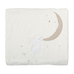 Bimbidreams Κουβέρτα Κούνιας Bunny Microline Μπεζ 110x140εκ. 85961010