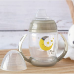 Kiokids Ποτηράκι Εκπαιδευτικό 270ML Grey Moon 1ο Βήμα 6+Μ 3274