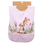 Kiokids Αδιάβροχη Σαλιάρα-Ποδιά με Μανίκια Levander Bunny 5376