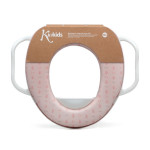Kiokids Βάση Λεκάνης Μαλακή με Χερούλια Ροζ 12+Μ  5496