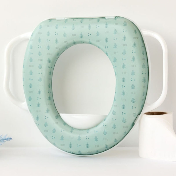 Kiokids Βάση Λεκάνης Μαλακή με Χερούλια Μέντα 12+Μ 5713