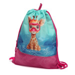 Kiokids Αδιάβροχη Τσάντα Παραλίας Safari Fun Fuchsia 5L. 5144