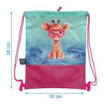 Kiokids Αδιάβροχη Τσάντα Παραλίας Safari Fun Fuchsia 5L. 5144