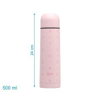 Kiokids Θερμός Υγρών Petit Moments Ροζ 500ml 5409