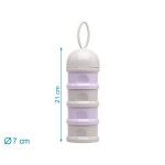 Kiokids Δοσομετρήτης Σκόνης Γάλακτος 4x85ml Λιλά 0+Μ 5368